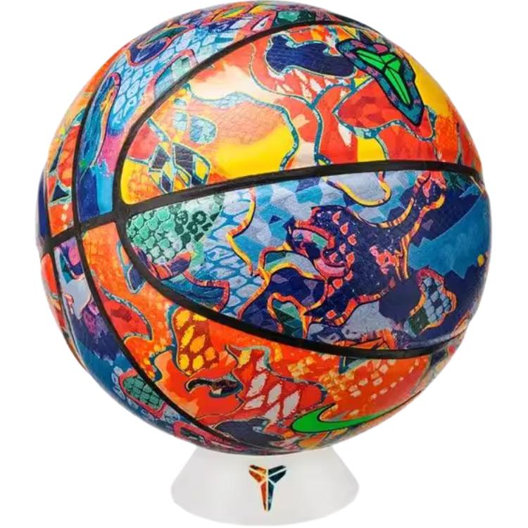 Nike China Mainland Version Rubber Basketball Blue Orange Size 7 Ball Training Unisex