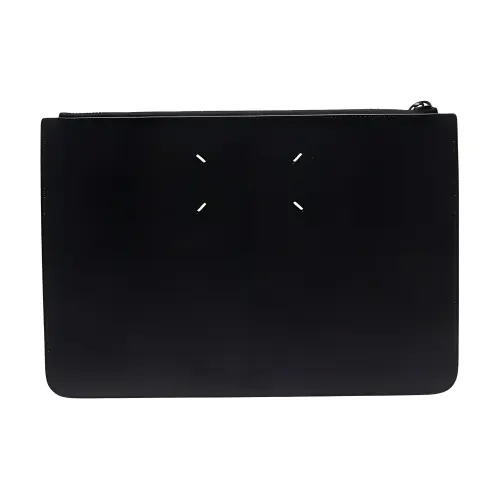 Maison Margiela Artificial Leather Wallet Unisex Black
