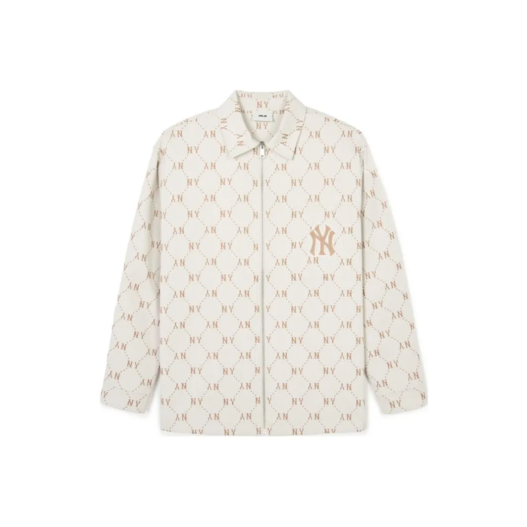MLB SS24 New York Yankees Jackets & Coats Unisex Cream