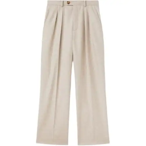Loro Piana Yurik Trousers Casual Pants Women's Khaki
