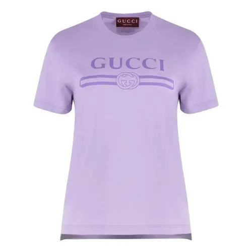 Gucci Logo Printed Jersey T-Shirt