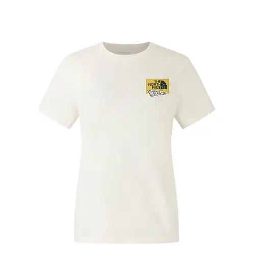 THE NORTH FACE T Shirt Women's Dune White