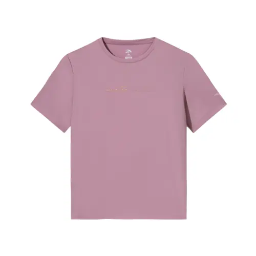 Anta Variety Training Collection T Shirt Women's Rose Purple Pink