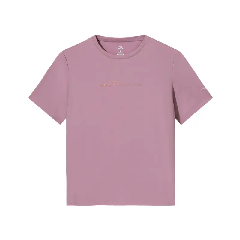 Anta Variety Training Collection T Shirt Women's Rose Purple Pink