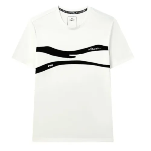 FILA T Shirts Men's Snow Crew Neck Moderate
