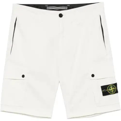 STONE ISLAND Compass Patch Cargo Shorts