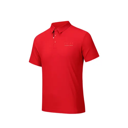 Anta Variety Training Collection Polo Shirt Men's Classic Red