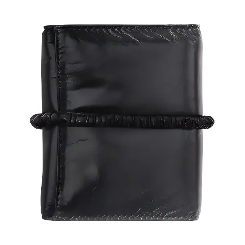 Bottega Veneta Leather Wallet Women's Black