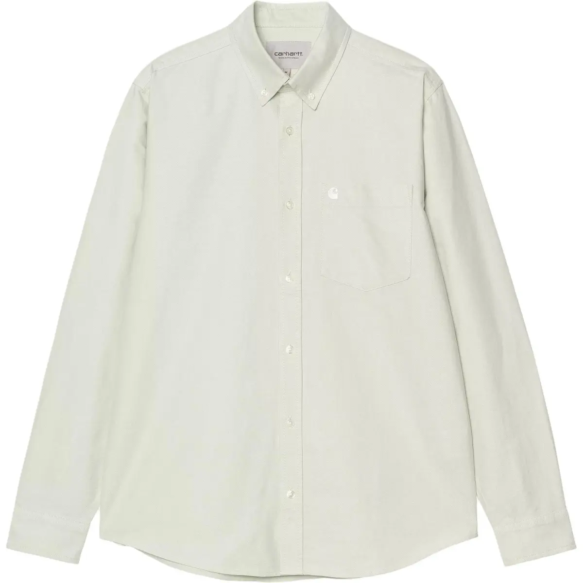 Carhartt WIP Shirts Men's Light Green Lapel Moderate