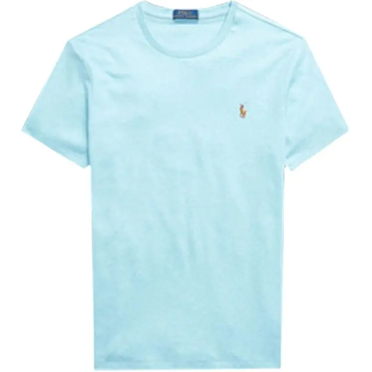 Polo Ralph Lauren SS23 T-Shirt Custom Slim Fit Men's Blue