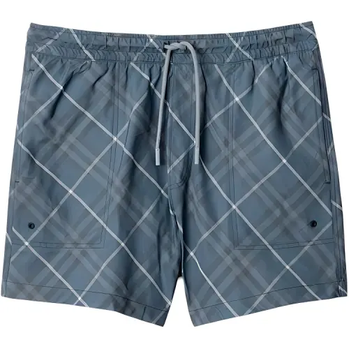 Burberry checked swim shorts