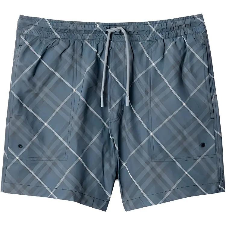 Burberry checked swim shorts