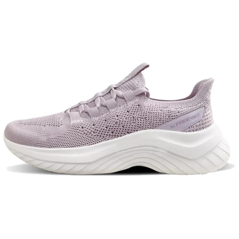 361° Slip Resistant Abrasion Resistant Low top Casual Running Shoes Women’s Pink Purple White