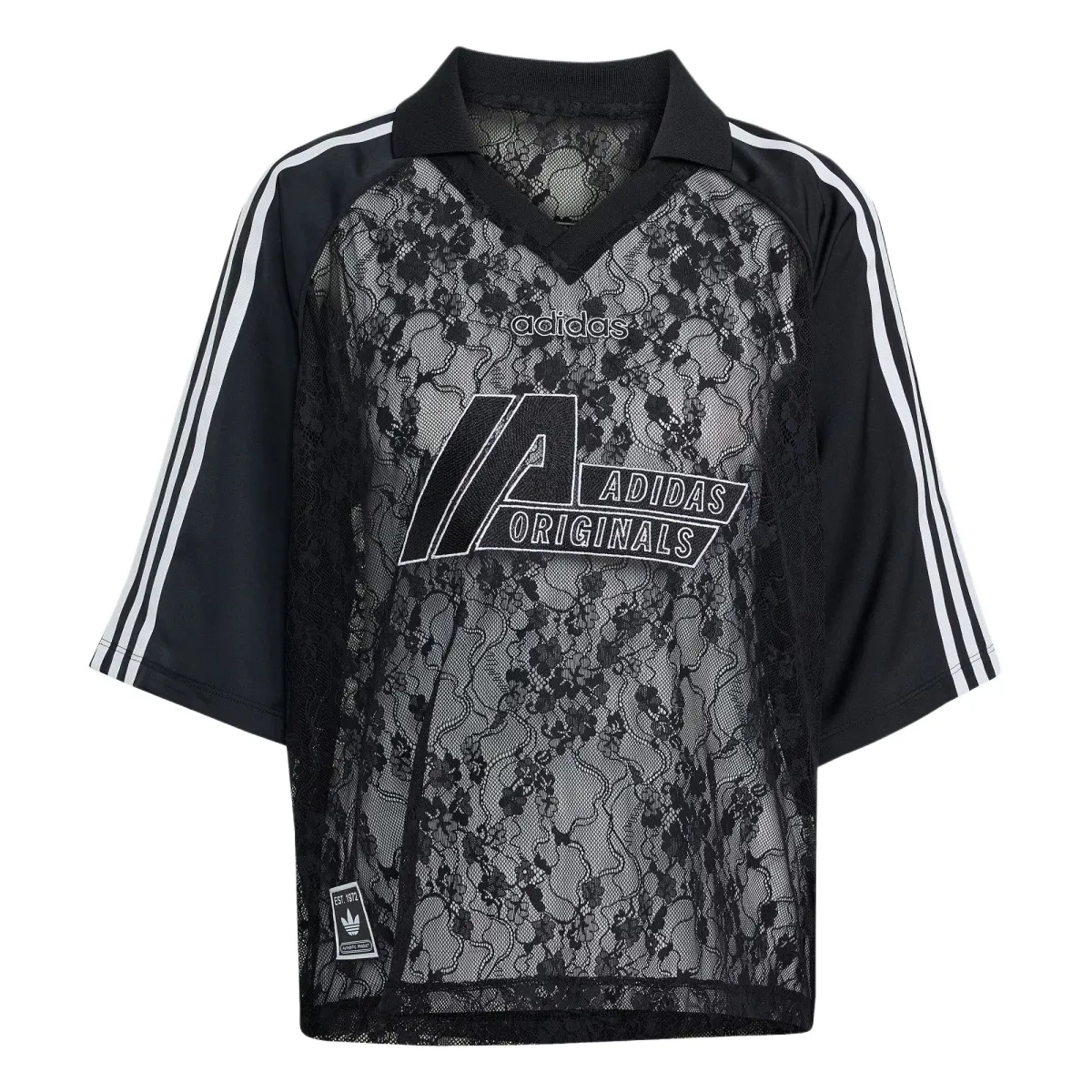 Adidas Originals LACE Soccer Jersey Women's Black