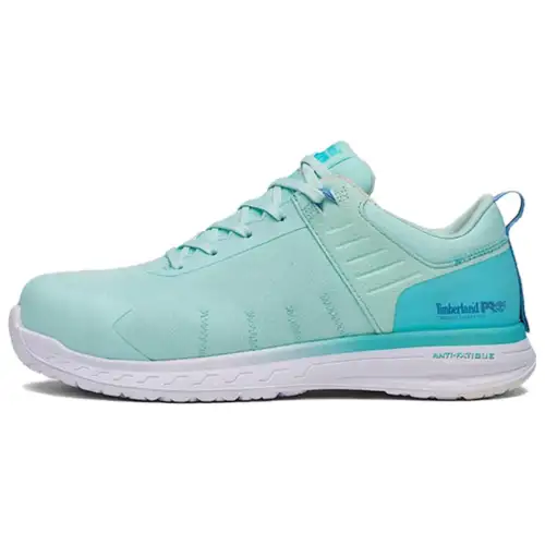 Timberland PRO Cushioning Slip Resistant Abrasion Resistant Low top Casual Shoes Women's Light Blue