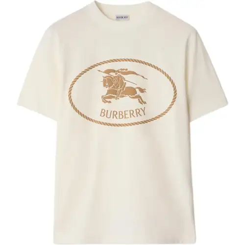 Burberry Logo Detailed Crewneck T-Shirt