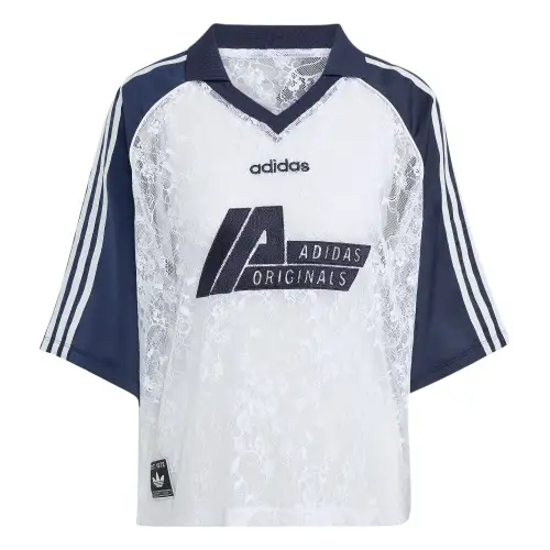 Adidas Originals LACE Soccer Jersey Women's White/Dark Indigo