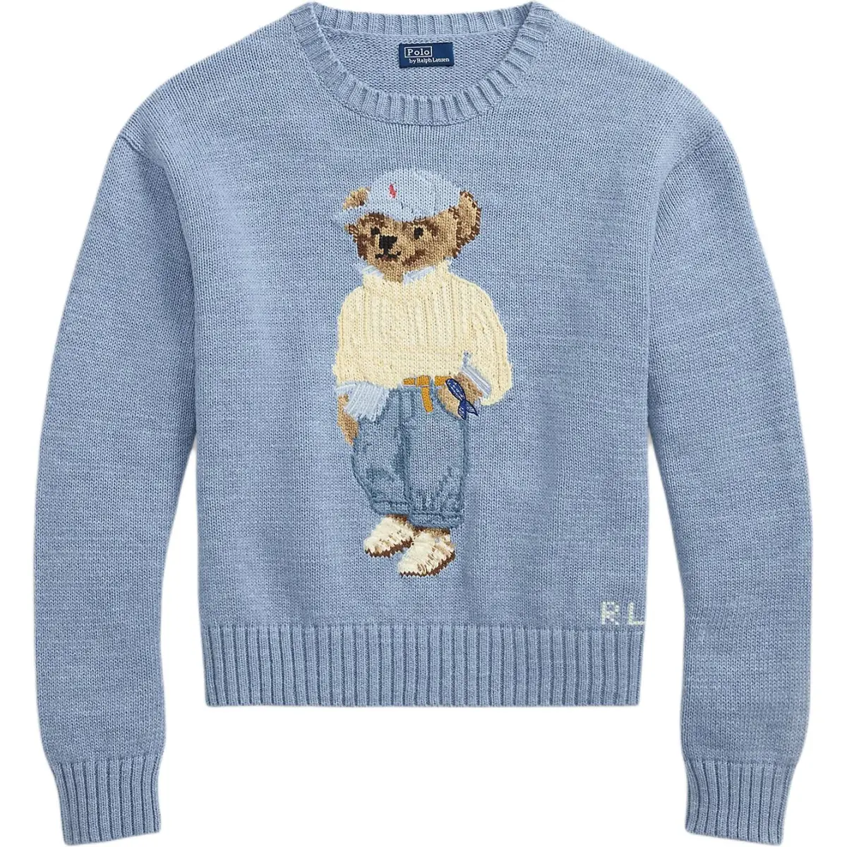 Polo Ralph Lauren Polo Bear Sweater Loose Fit Women's Blue