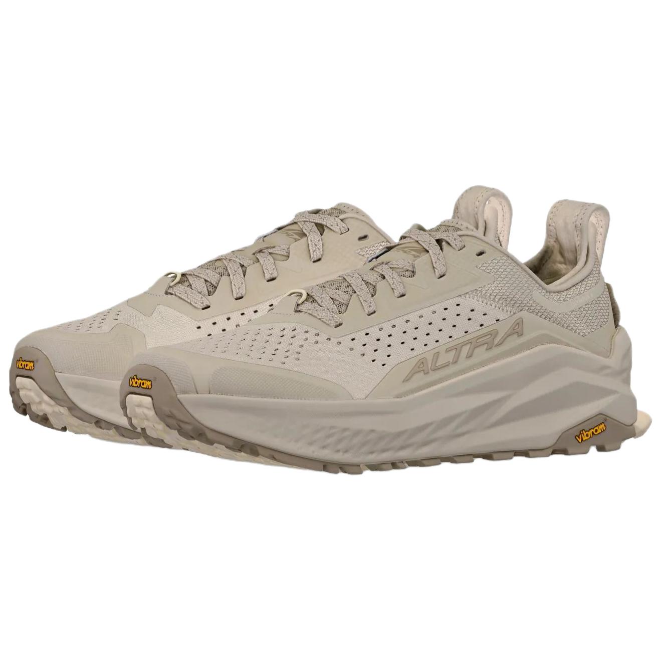 Altra OLYMPUS 6 Slip Resistant Abrasion Resistant Low top Running Shoes Men’s Beige