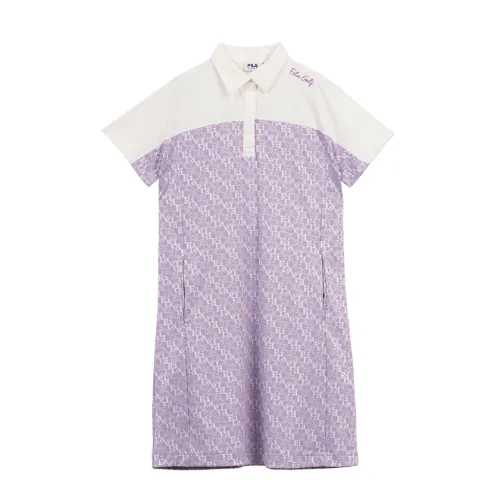 FILA Golf Collection Golf Collection Short Sleeved Dress Women's Purple