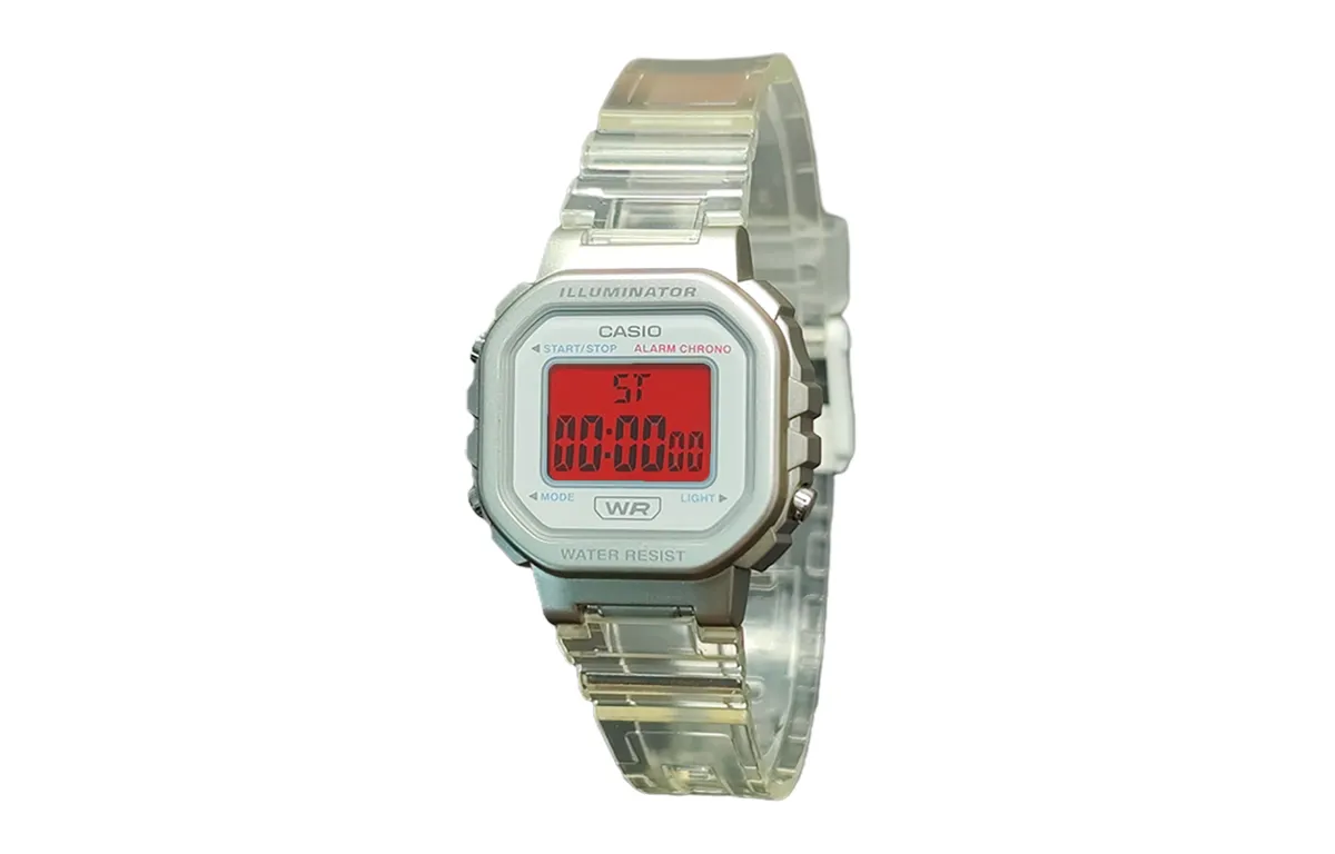 CASIO Custom Collection Quartz Movement Resin Strap Watch Women's Watch White Dial