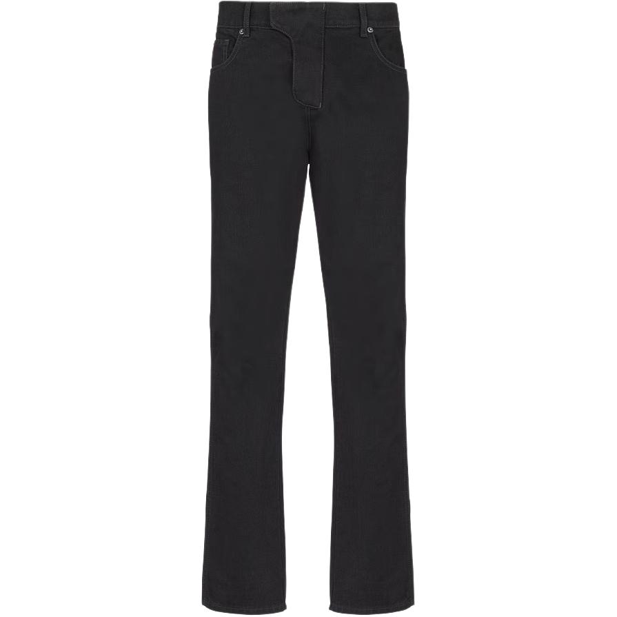 Мужские джинсы BALMAIN (черные)