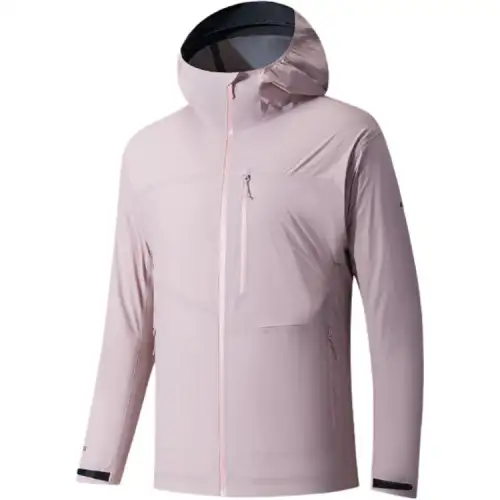 Anta Windproof Windbreaker Jacket Men's Light Lotus Root Powder