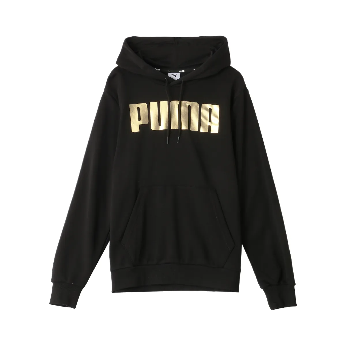PUMA ESSBIG ESS HOODY TR PUMA M Sweatshirt Men's Black Gold