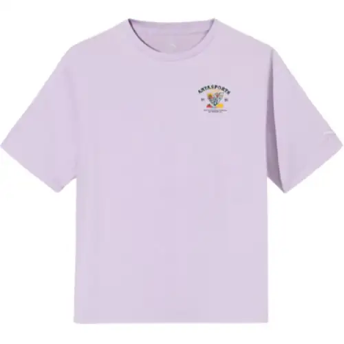 Anta Life Collection T Shirt Women's Twilight Mountain Purple