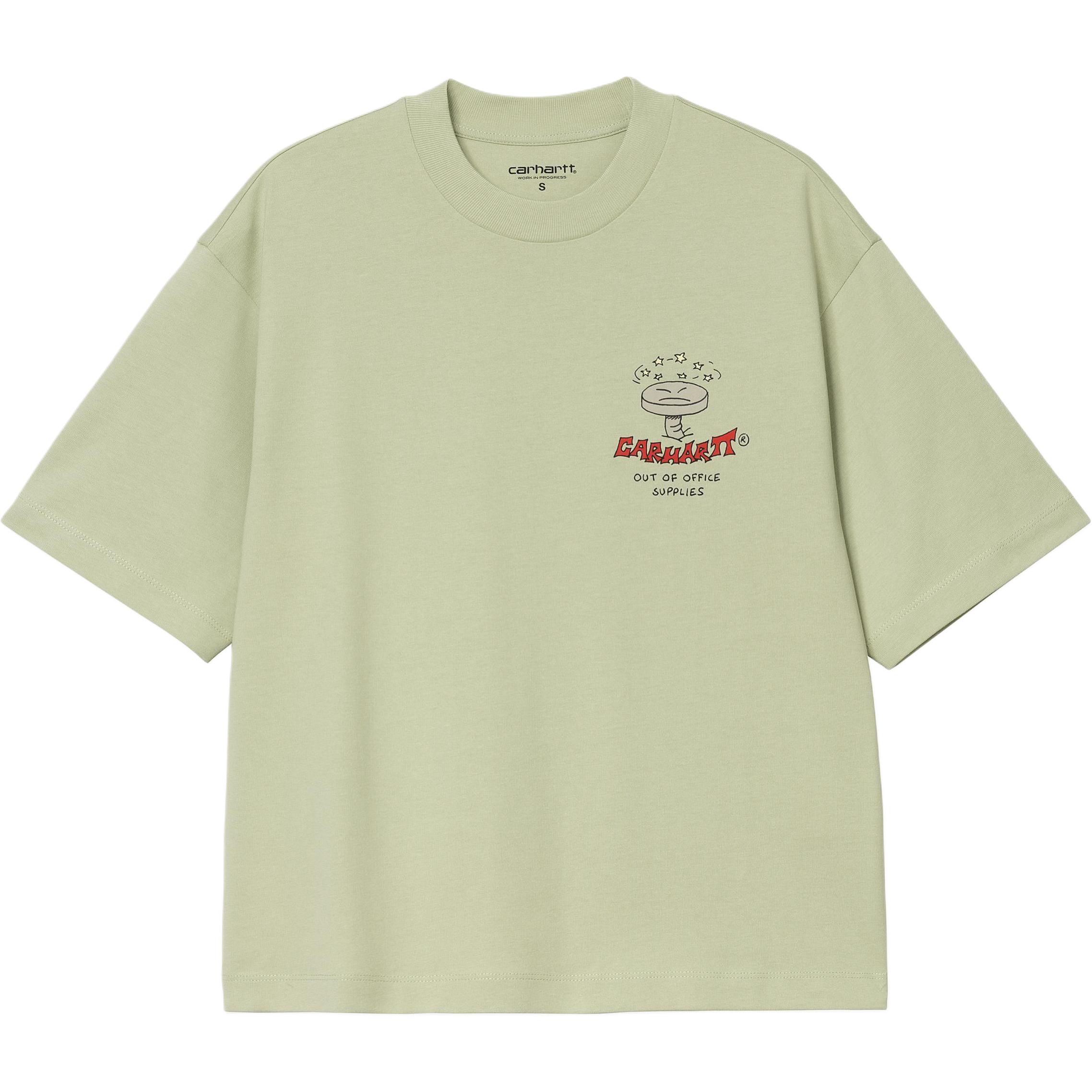 Женская футболка Carhartt WIP S/S Office Supplies T-Shirt (белая)