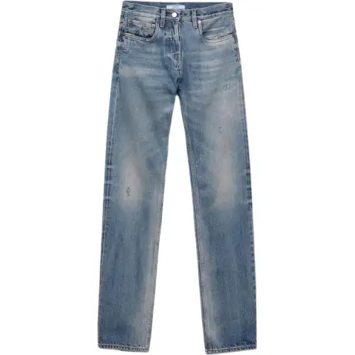 PRADA FW25 Jeans Women's Marine Blue