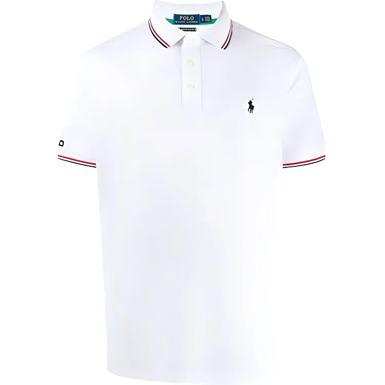Polo Ralph Lauren Polo Shirt Custom Slim Fit Men's White