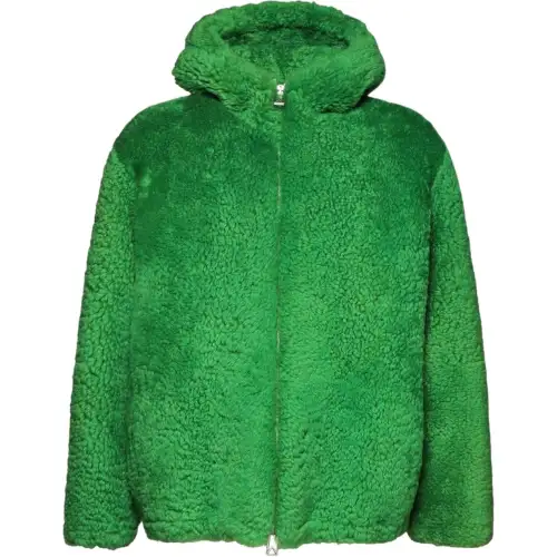 Bottega Veneta Jackets Women's Green Hooded Moderate Other