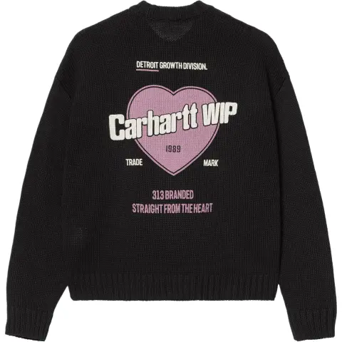 Carhartt Wip logo-detail heart-print sweater