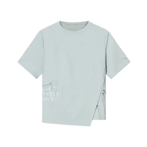 Anta Life Collection T Shirt Women's Refreshing Blue