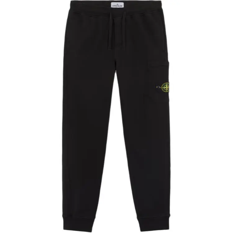 STONE ISLAND Logo Patch Drawstring Trousers