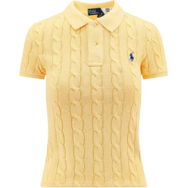 Polo Ralph Lauren SS24 Polo Shirt Classic Version Women's Yellow