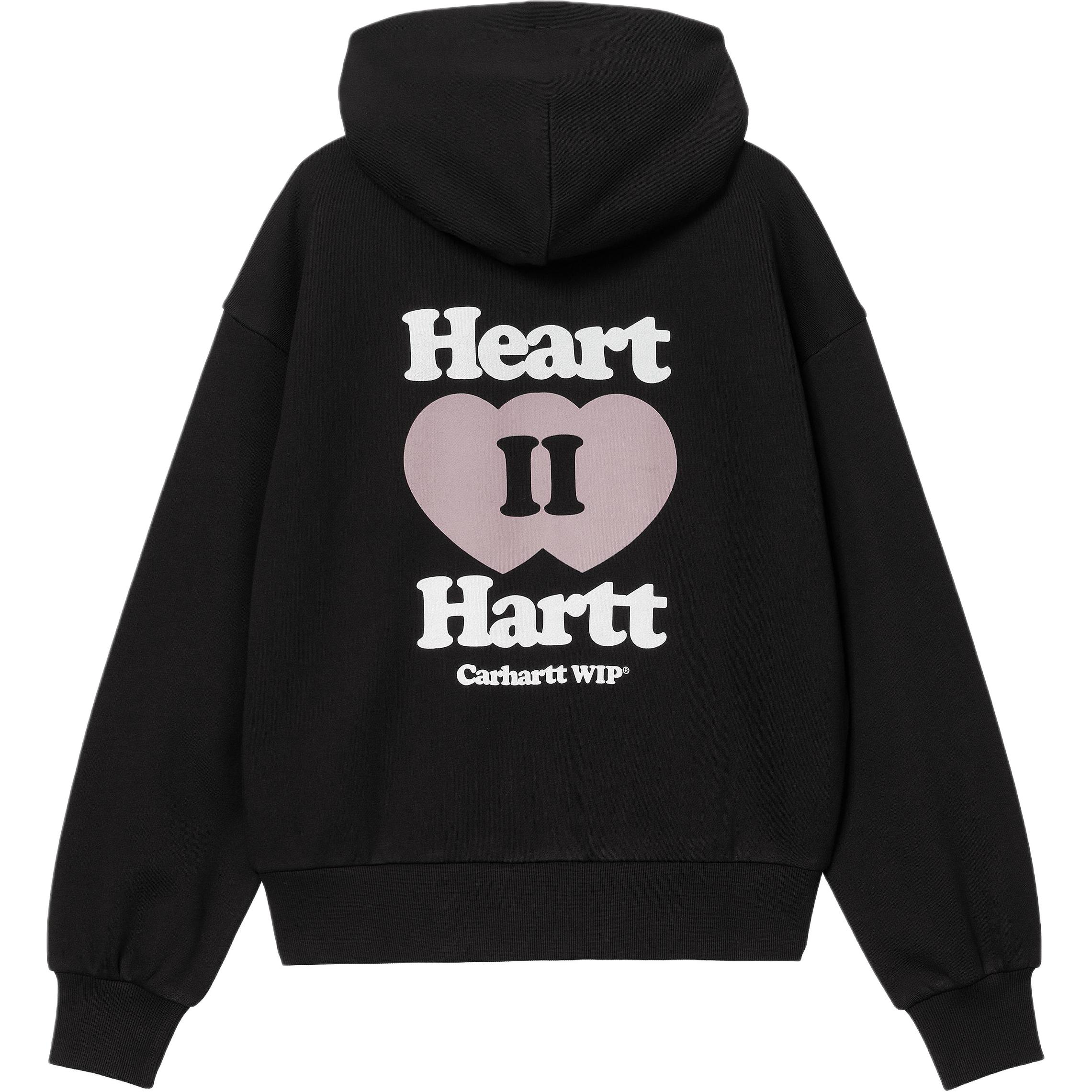 Женская куртка Carhartt WIP Hooded Heart (черная)