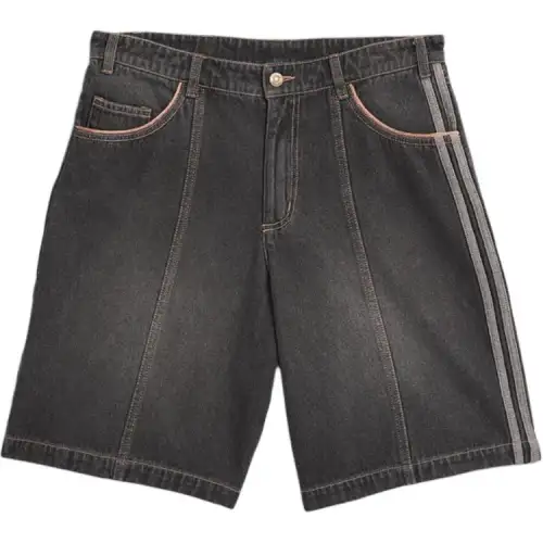 Adidas Originals Denim Shorts Men's Black