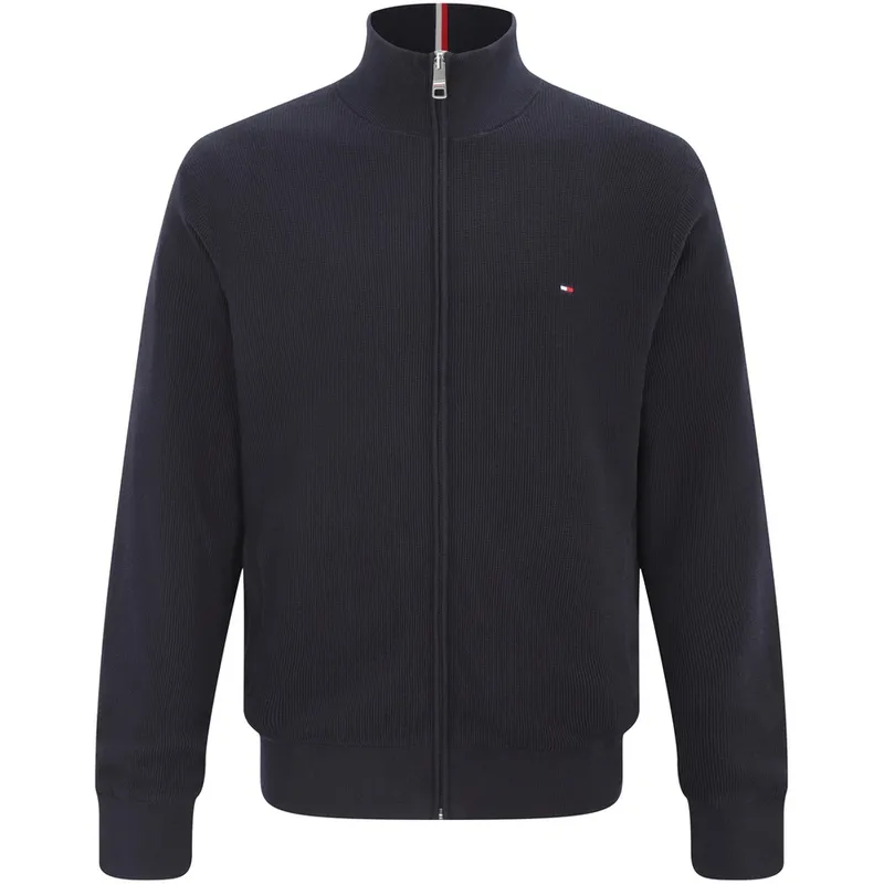 Tommy Hilfiger Knitwear Men's Stand Collar Moderate Cardigan