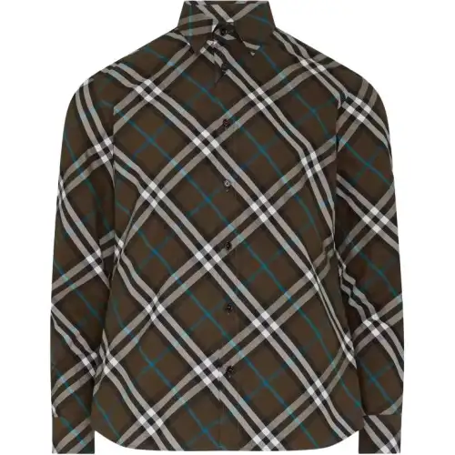 Burberry Shirt Men's Marine Blue