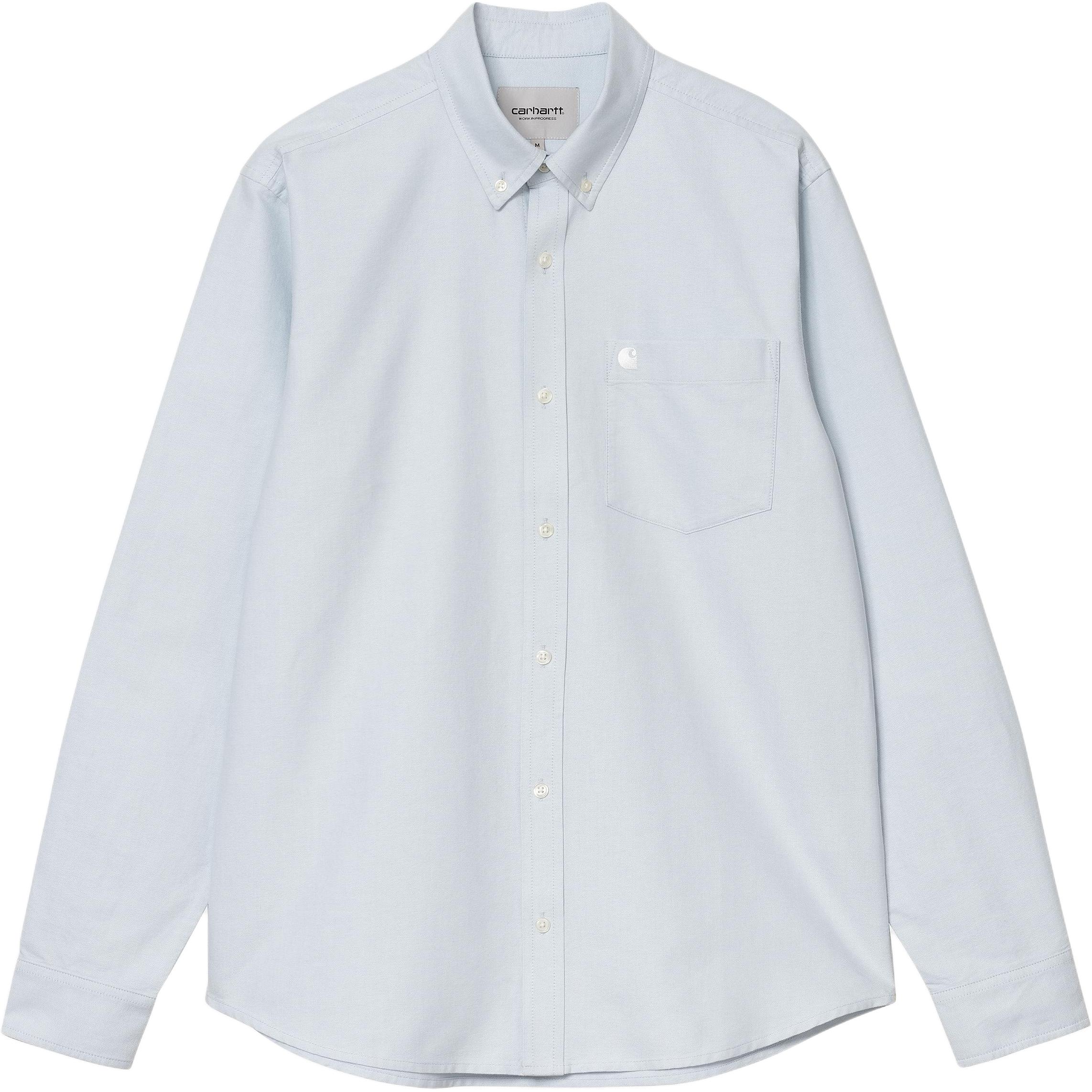 Мужская футболка Carhartt SS25 L/S C-Logo Shirt (синяя)