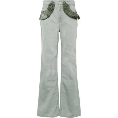 LOEWE Casual Pants Women's Green