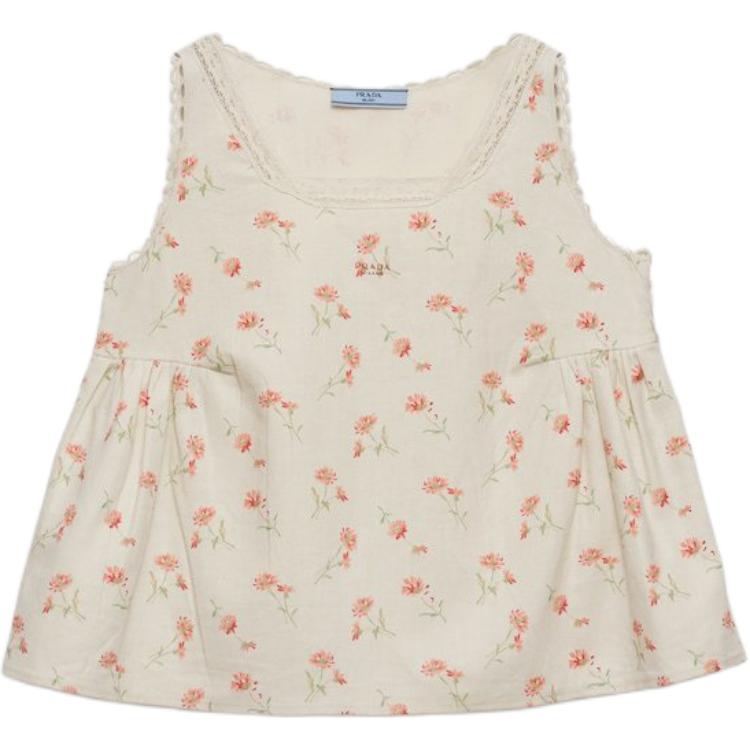PRADA Floral embroidered Top