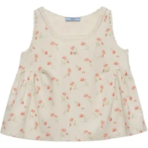 PRADA Floral embroidered Top