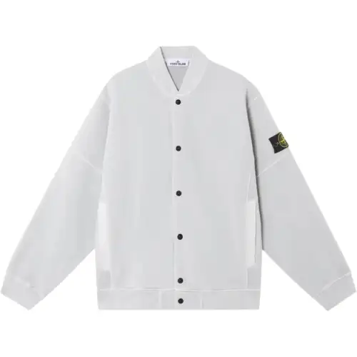 Stone Island Compass-patch cotton jacket