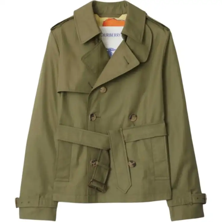 Burberry Jackets & Coats Women's Green