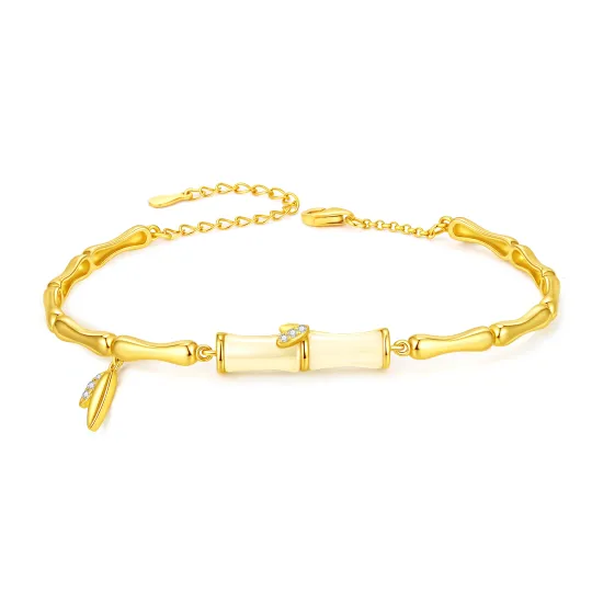 ZSY Hetian Jade Bracelets Pale Greenish White Jade Women's