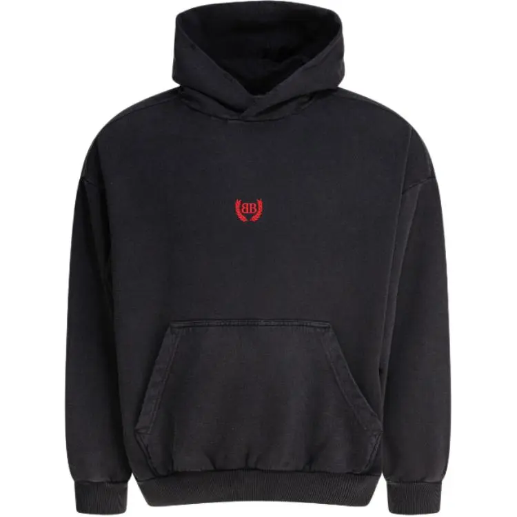 Balenciaga embroidered logo hoodie