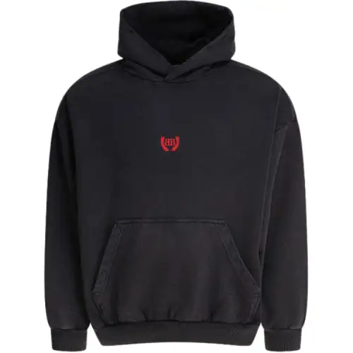 Balenciaga embroidered logo hoodie